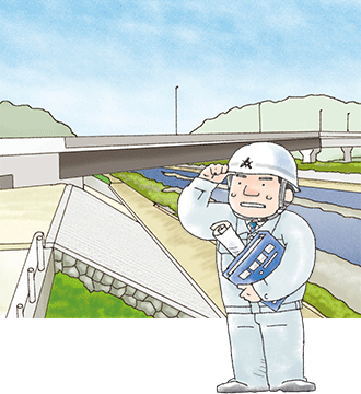 下水道の雨水幹線整備や河川改修