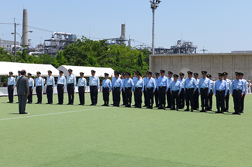 消防団　京都市消防団総合査閲