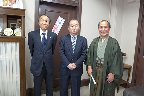 京都女子大学　林 忠行学長と「大学と京都・日本の未来」について、じっくり語り合いました