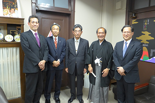 選挙管理委員会　宇都宮 壮一 委員長がお越しくださいました