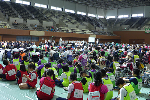 障害のある方の健康増進や社会参加を促進　全京都障害者総合スポーツ大会