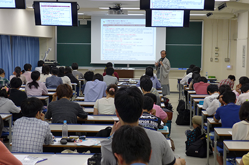 京都大学で学生の皆さんに講義「京都創造論」　京都まちの魅力について