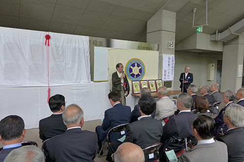 野球の発展に対する功績に感謝　京都野球殿堂　除幕式