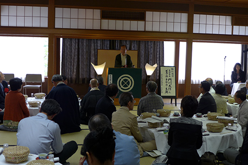 世界連邦運動協会　京都支部総会で講演