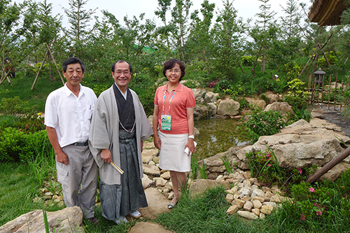 園芸博覧会　日本京都園・京の家視察