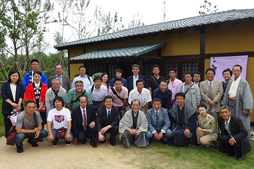 園芸博覧会　日本京都園・京の家視察