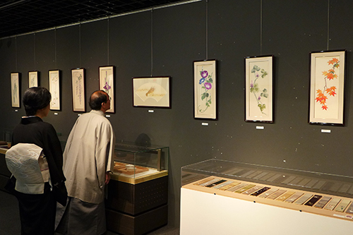 京繍師・長艸 純恵 作品展「王朝びとの花鳥風月」を鑑賞