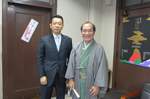 京都造形芸術大学　徳山 豊 新理事長がお越しくださいました