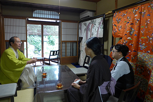 京纏師 長艸 純恵 さんの工房にお伺いしました