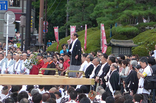 氏子の皆さんの熱い情熱と心意気を実感　祇園祭 神幸祭