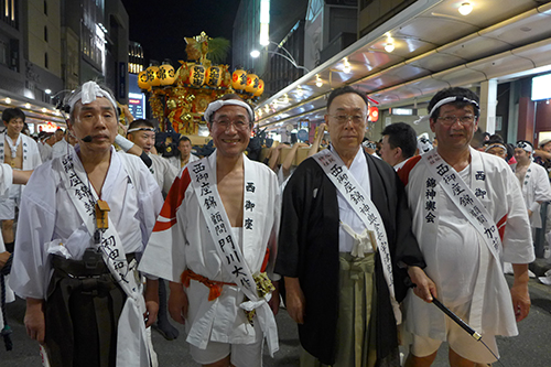 氏子の皆さんの熱い情熱と心意気を実感　祇園祭 神幸祭