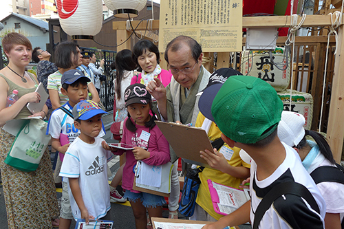 後祭 宵々々山が始まりました　ごみゼロを目指す！　祇園祭後祭 エコ屋台村オープニング