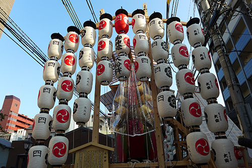 後祭 宵々々山が始まりました　ごみゼロを目指す！　祇園祭後祭 エコ屋台村オープニング