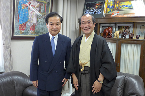 鳥谷部 恭通さんがご来庁