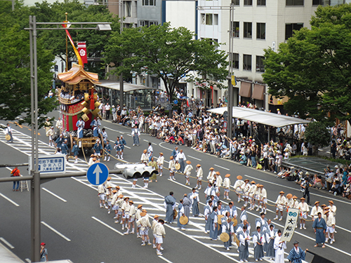 祇園祭・後祭　山鉾巡行　感激しました　奉行役としてくじ改め