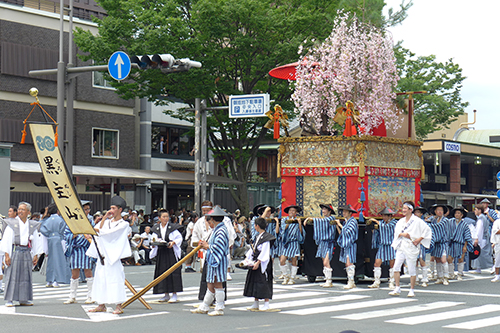 祇園祭・後祭　山鉾巡行　感激しました　奉行役としてくじ改め