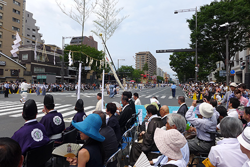 祇園祭・後祭　山鉾巡行　感激しました　奉行役としてくじ改め