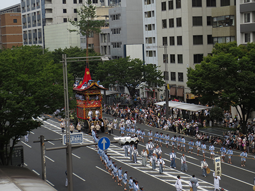 祇園祭・後祭　山鉾巡行　感激しました　奉行役としてくじ改め