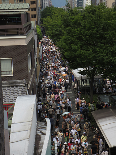 祇園祭・後祭　山鉾巡行　感激しました　奉行役としてくじ改め