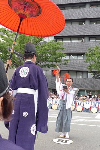 祇園祭・後祭　山鉾巡行　感激しました　奉行役としてくじ改め