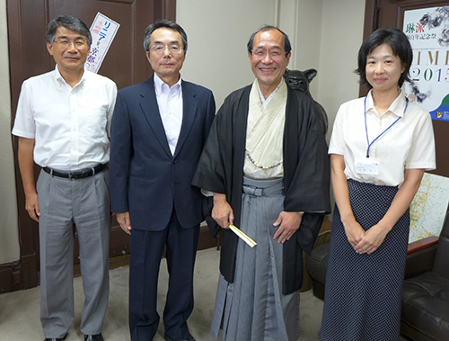 京都市景観・まちづくりセンター青山理事長らがお越しくださいました