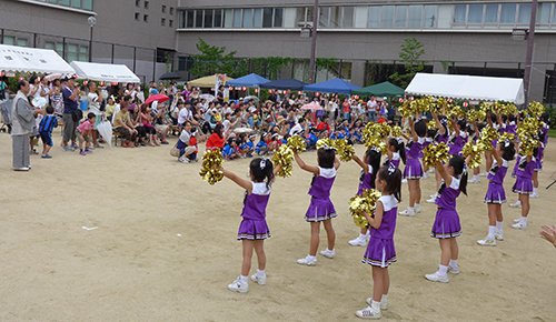 地域で元気をいただきました　梅屋夏祭り