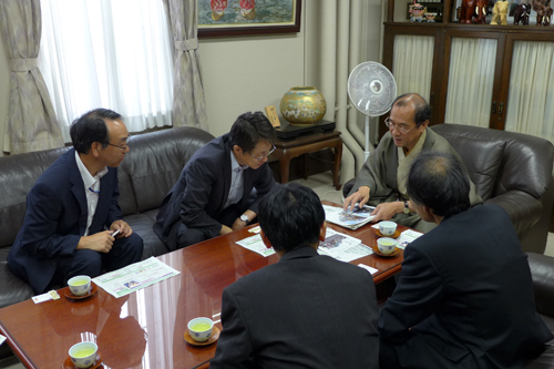 近畿総合通信局　奥局長がお越しくださいました