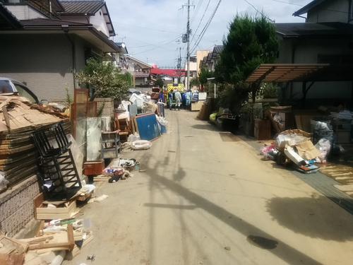 福知山市で災害廃棄物の収集・運搬