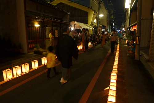 灯りでむすぶ姉小路界隈　姉小路行灯会
