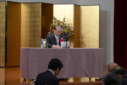 おめでとうございます　野中 広務先生　韓国崇實大学校名誉政治学博士号授与 祝賀会