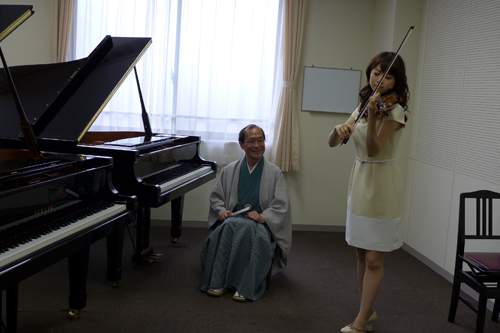 「きょうとシティグラフ」　ヴァイオリニスト松尾 依里佳さんと対談