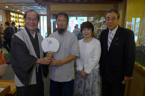 杭州と京都の文化での交流もご提案いただきました　承香堂を視察