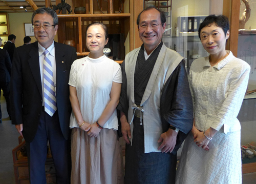 杭州と京都の文化での交流もご提案いただきました　承香堂を視察