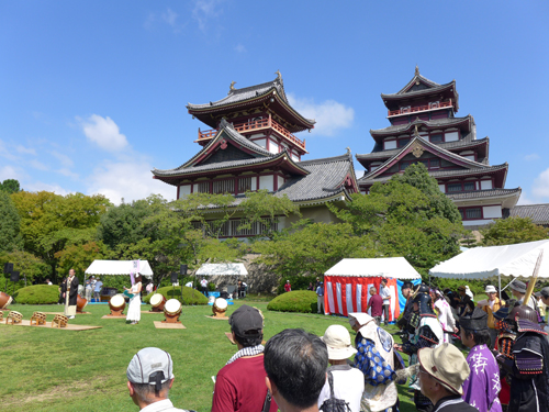 感激しました！　伏見区民手作りの伏見桃山城　お城まつり