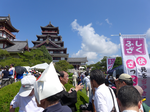 感激しました！　伏見区民手作りの伏見桃山城　お城まつり