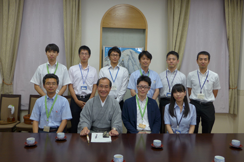 環境行政を推進「環境職研修会」の皆さんとハートミーティング
