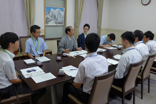 環境行政を推進「環境職研修会」の皆さんとハートミーティング