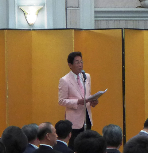 優勝を祈念　佐川印刷株式会社サッカー部・野球部国体出場壮行会