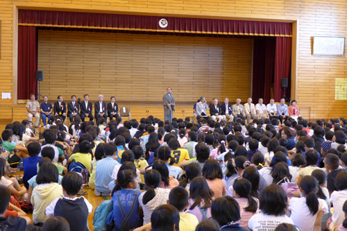 地域と学校が一体となった防災活動　御所南子ども体験ランド