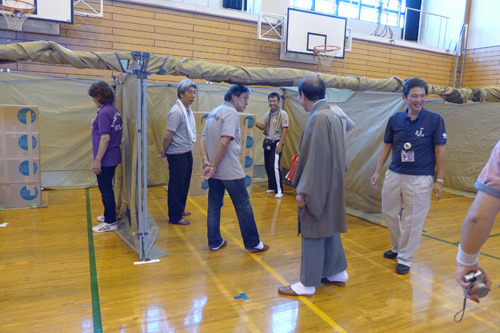 地域と学校が一体となった防災活動　御所南子ども体験ランド