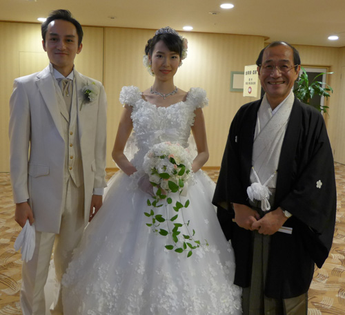 おめでとうございます　金剛 龍謹さん　森 紗也子さん　結婚披露宴