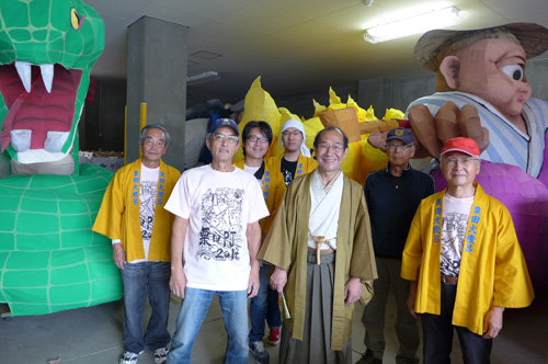 大迫力の粟田大燈呂に感動　粟田神社大祭