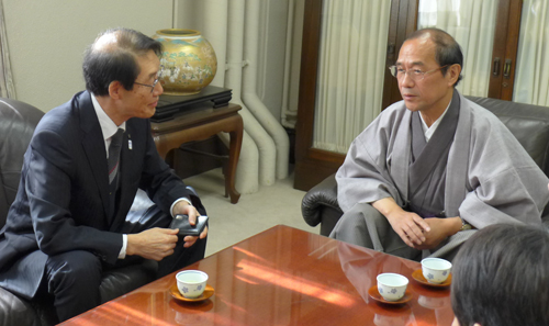 京都産業大学 大城 光正 新学長と「大学のまち 京都」の未来を語りました