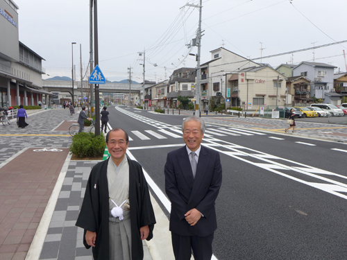 京都市西部の交通ネットワーク・防災力の強化　梅津太秦線完成式典