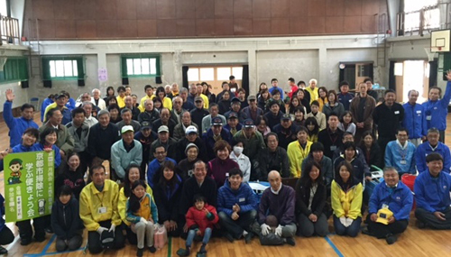 早朝から皆さんと心地良い汗　京都掃除に学ぶ会・便きょう会