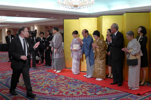 京都賞受賞の皆さんに心よりお祝い申し上げます　歓迎レセプション