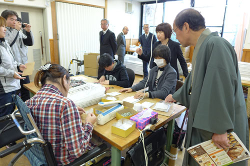 障害者週間（１２月３日～９日）　障害者施設で皆さんから笑顔と元気をいただきました