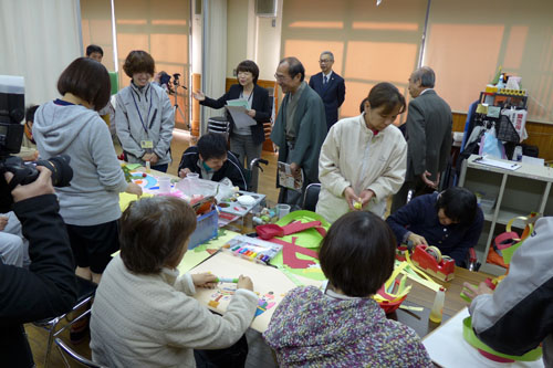 障害者週間（１２月３日～９日）　障害者施設で皆さんから笑顔と元気をいただきました