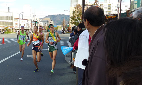 全国高等学校駅伝競走大会を応援