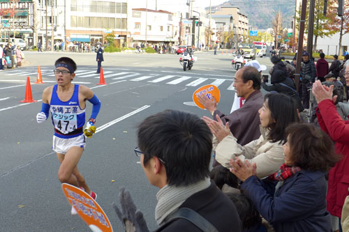 全国高等学校駅伝競走大会を応援